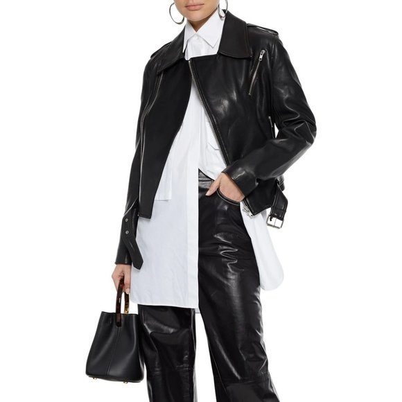 A.L.C. Dree Moto leather jacket sz 4 NWOT